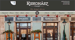 Desktop Screenshot of kiskohasz.hu